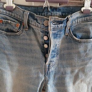 Levi's wedgie straight jeans 26x28
